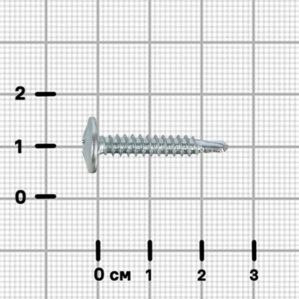 Саморезы по металлу DILWIS с пресс-шайбой и сверлом 4.2x25 мм (40 шт) 89386343 STLM-1566997 - Вид №2