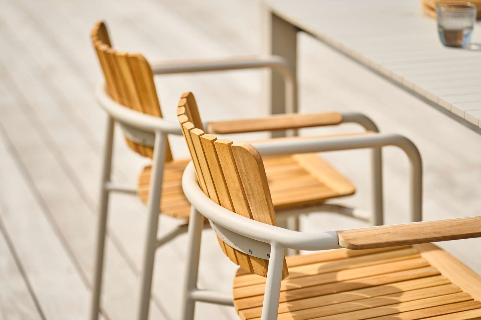 Алюминиевый и ТИК штабелируемый садовый стул с подлокотниками Mindo Mindo 119 ARCH-00017726 - Вид №5