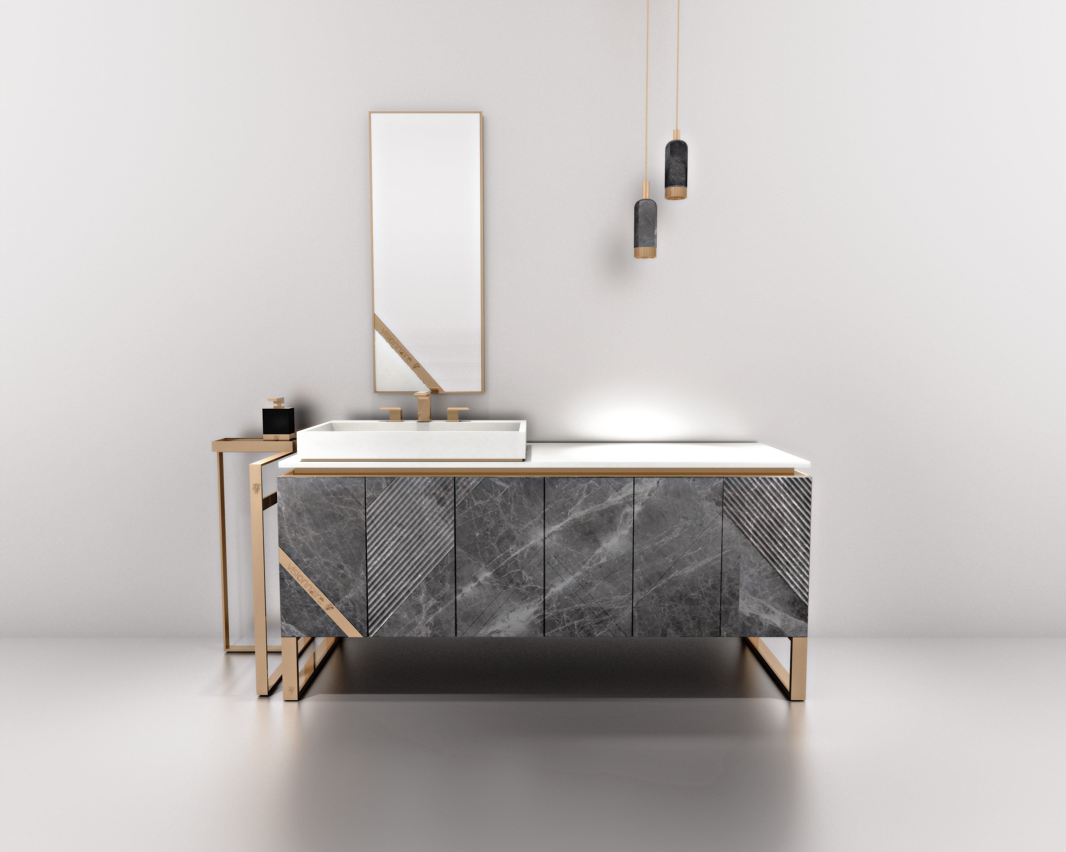 Мраморный умывальник с ящиками Visionnaire HARMONY ARCH-00071335 - Вид №6