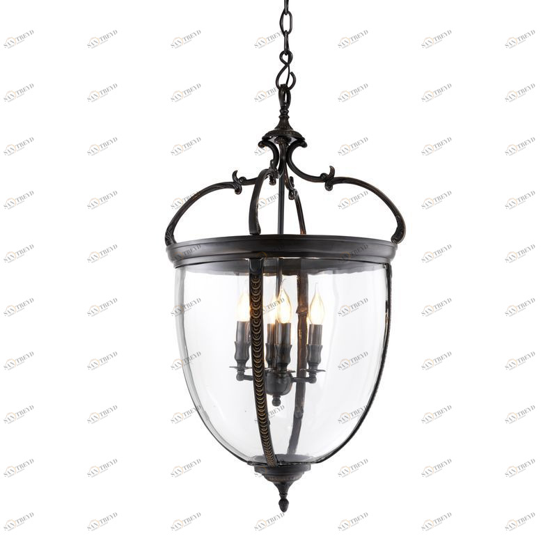Подвесной светильник Spencer XL от Eichholtz бронза 109718 EICHHOLTZ ДИЗАЙНЕРСКИЕ, EICHHOLTZ 060552 Прозрачный 