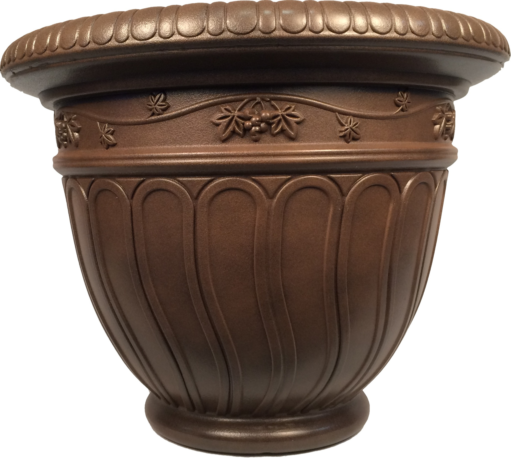 Е70-5 Горшок-кашпо для цветов Grapes d=62 70 Л. Коричневый Цветочная коллекция 