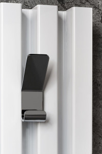 Настенный алюминиевый вертикальный полотенцесушитель