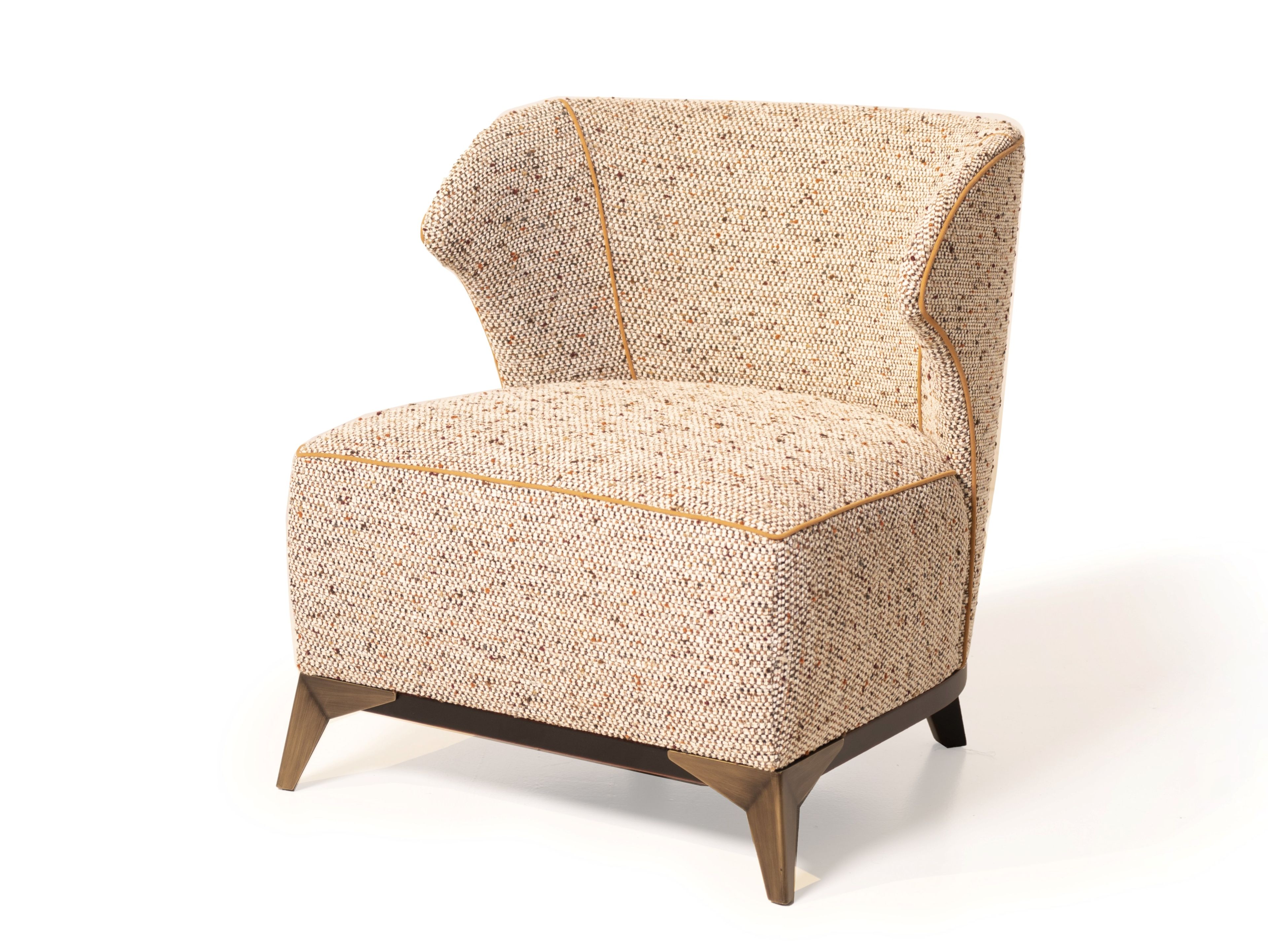 Кресло из ткани букле Mantellassi 1926 Agostina ARCH-00077420 - Вид №3