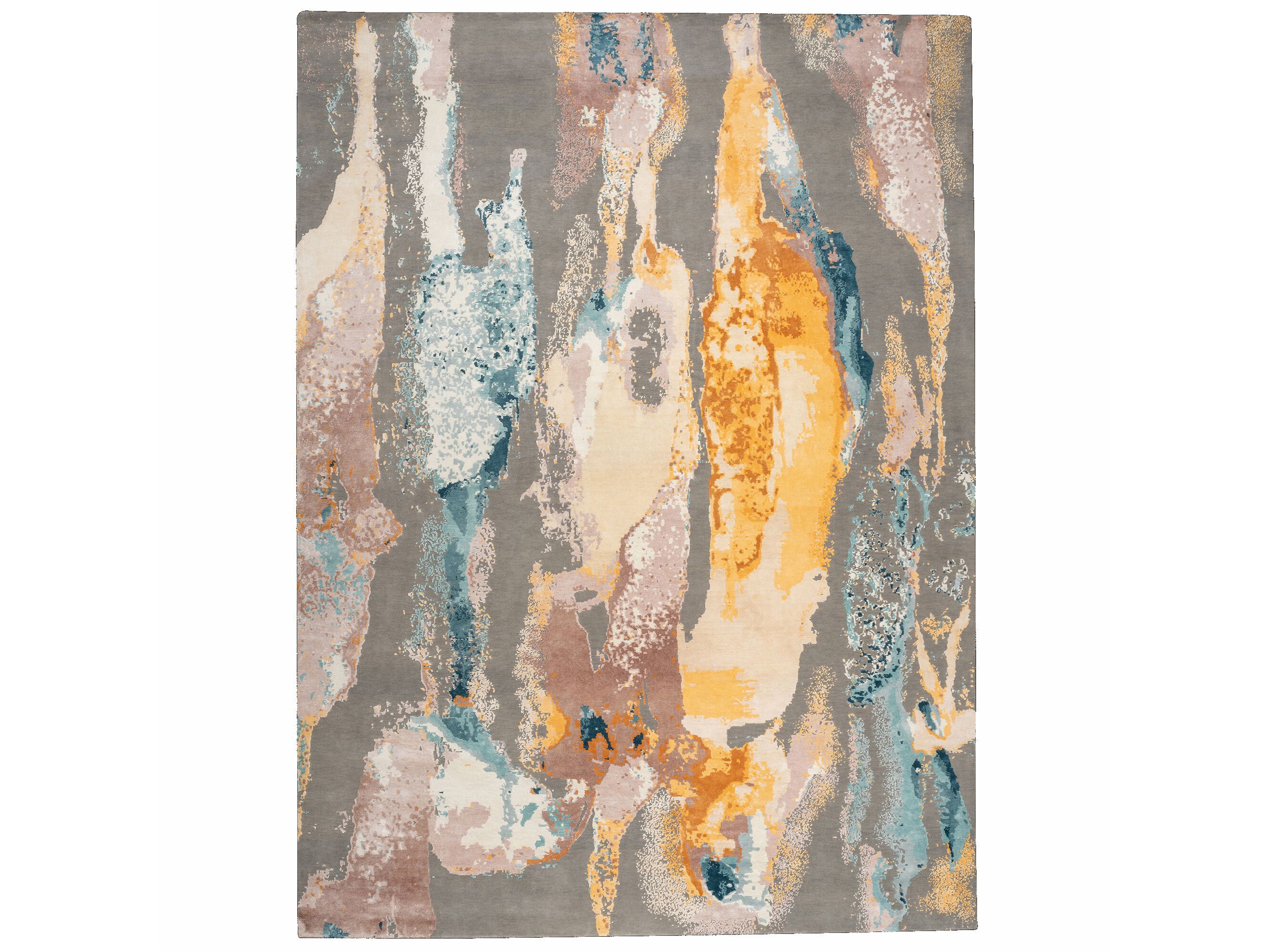 Коврик из новозеландской шерсти и чистого шелка Mantellassi 1926 STALACTITE ARCH-00069925