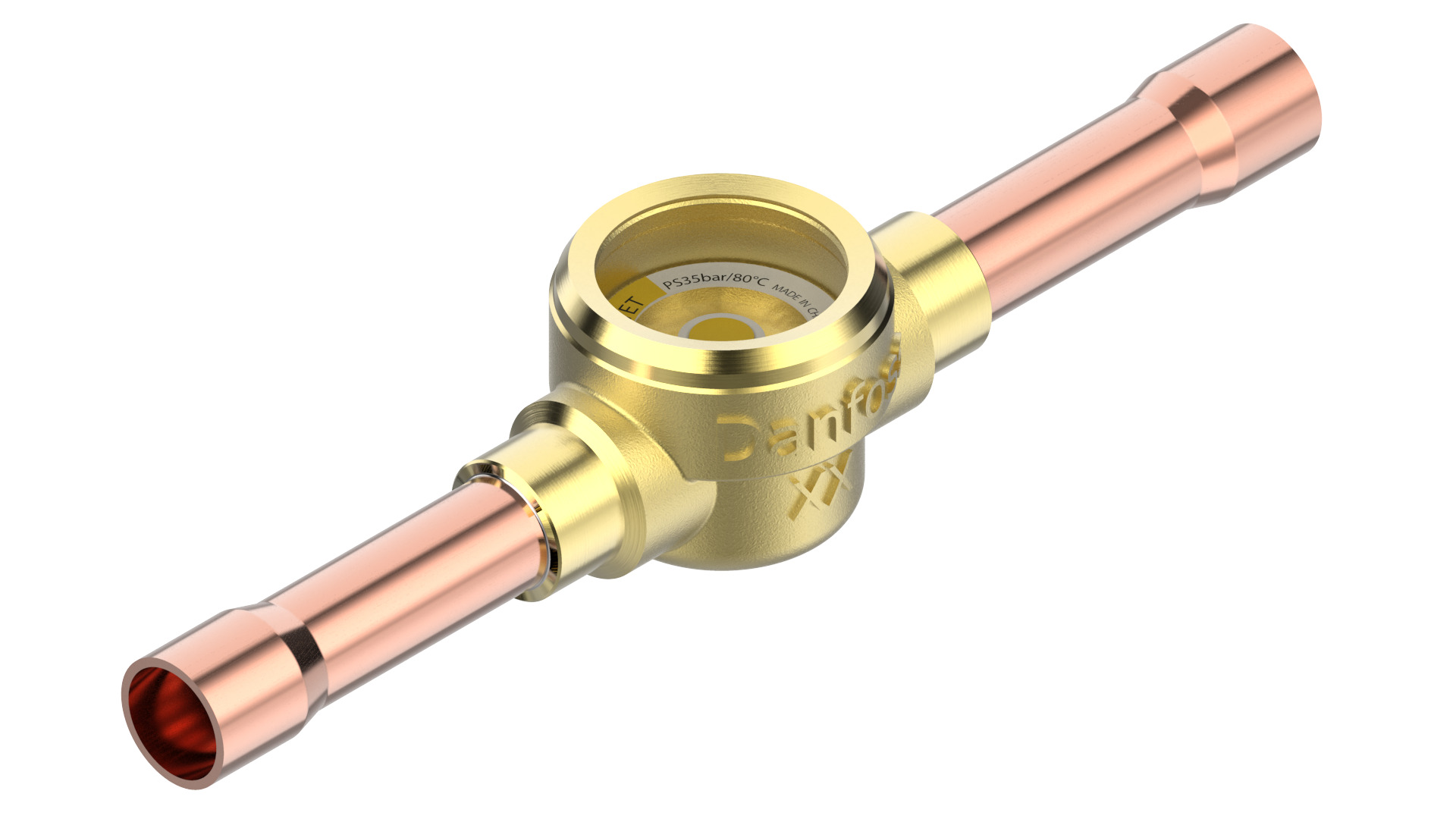 Danfoss SGN — Смотровые стекла с индикатором влажности SGN 16S Смотровое стекло 014-0184  - Вид №9