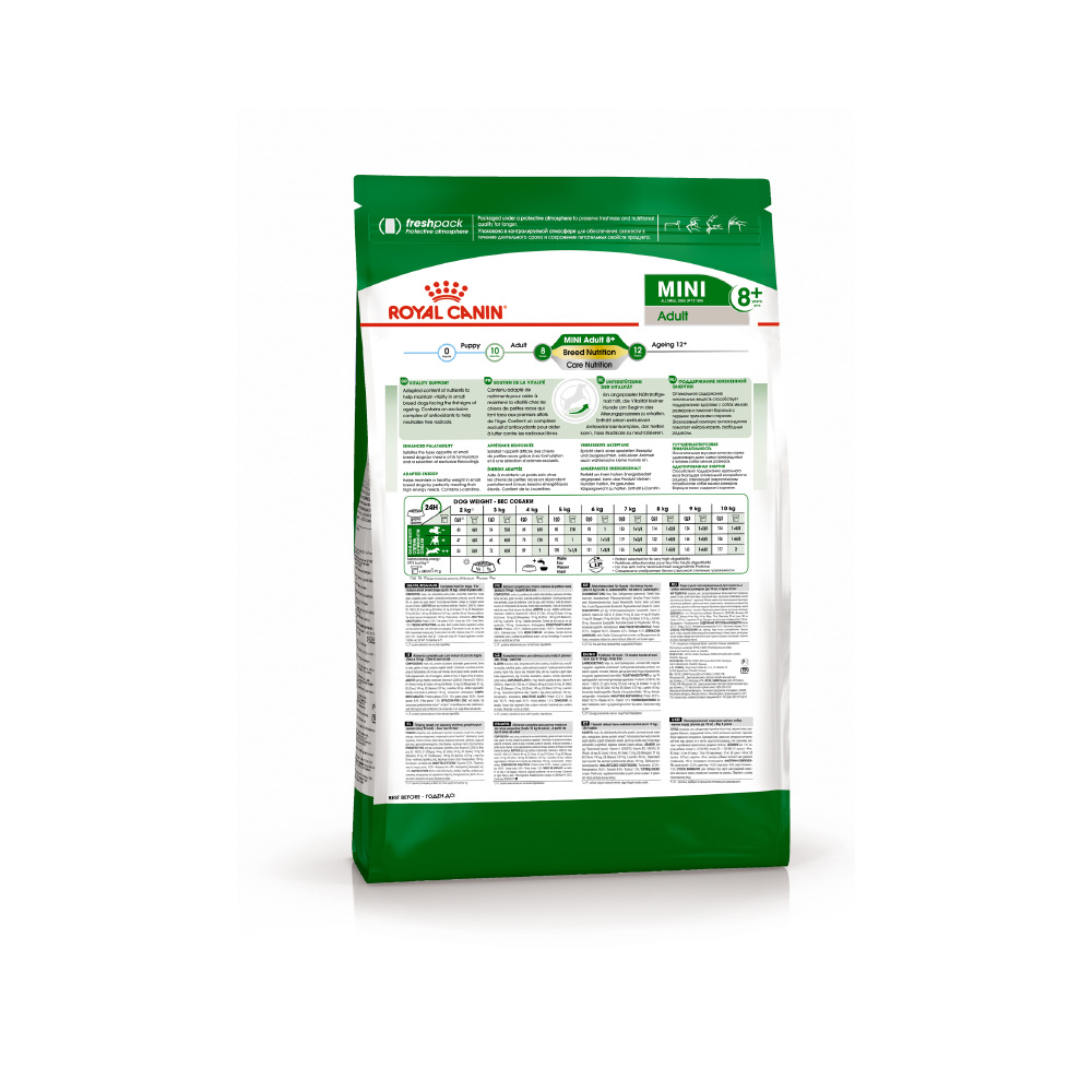 Т00008701 Корм для собак Size Mini Adult +8 для мелких пород старше 8 лет сух. 2кг ROYAL CANIN  - Вид №2