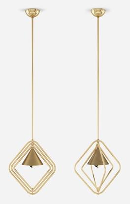 Porustudio Подвесной светильник из латуни sun-id-1490028 - Вид №3