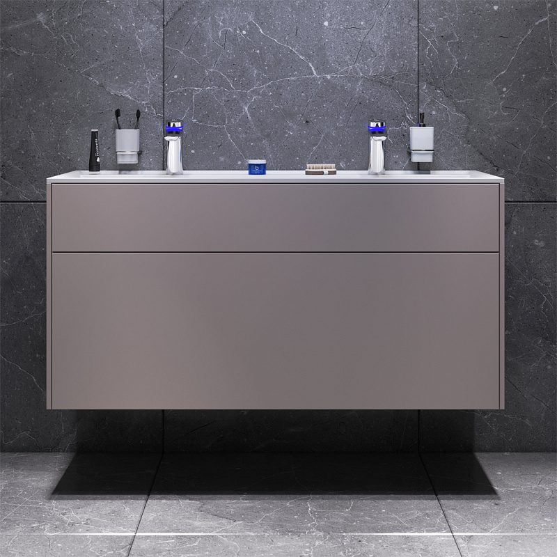 M50AFHX1203EGM INSPIRE V2.0 База под раковину подвесная 120 см 3 ящика push-to-open элегантный AM.PM Inspire 2.0 