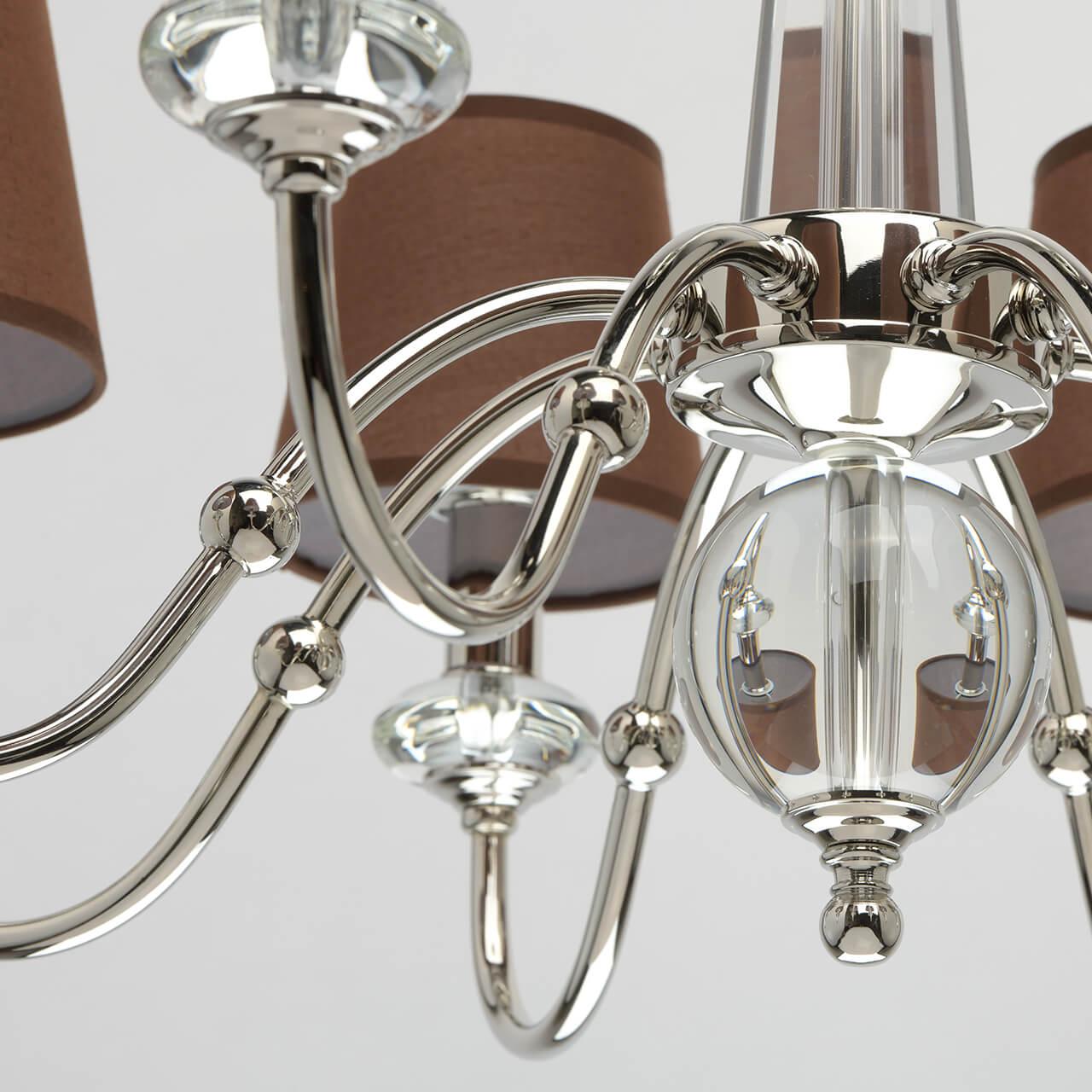 Подвесная люстра MW-Light София 7 355013608 MW-LIGHT ДИЗАЙНЕРСКИЕ, СОФИЯ 187455 Коричневый  - Вид №2