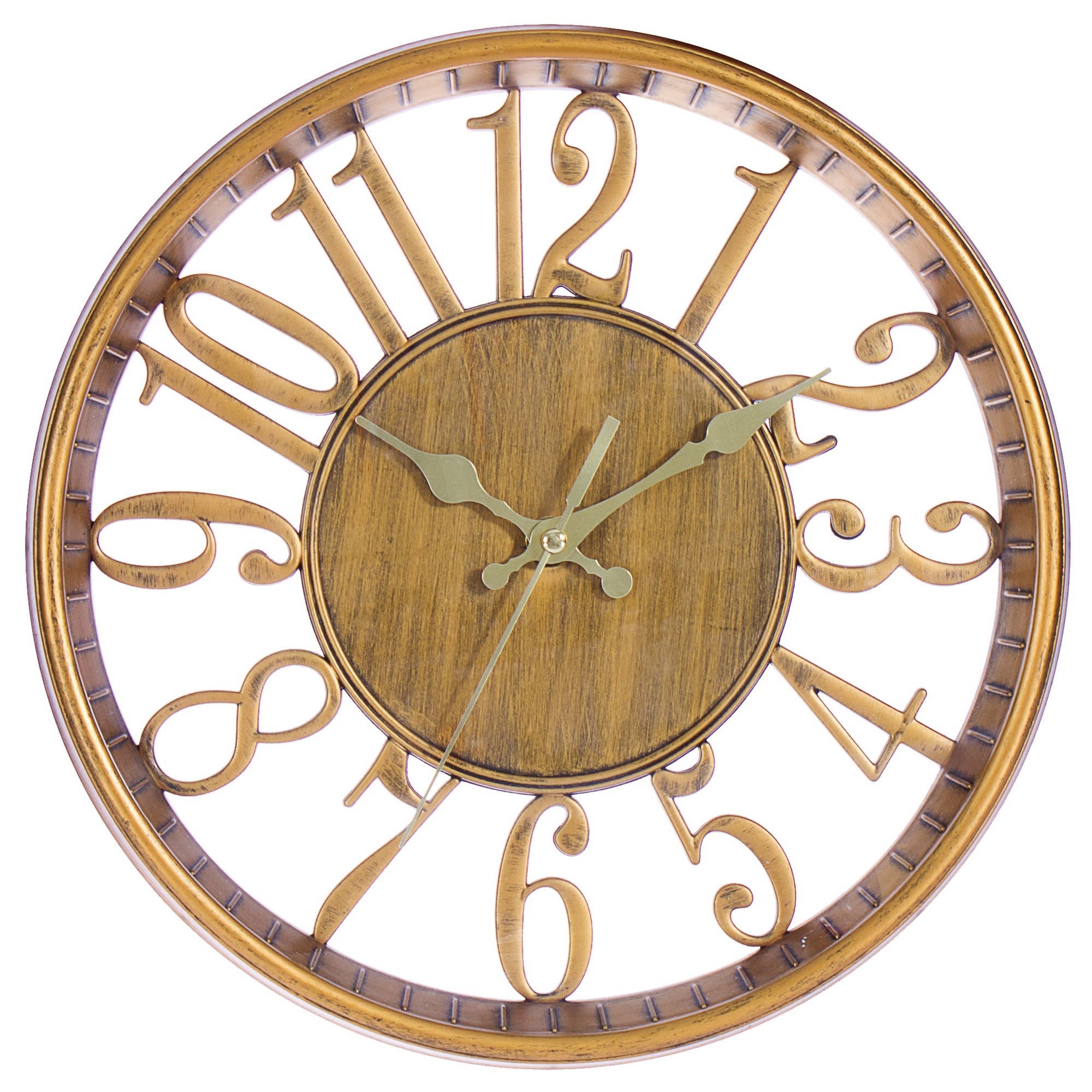 18868983 Часы настенные цвет бронзовый диаметр 31 см Santreyd 