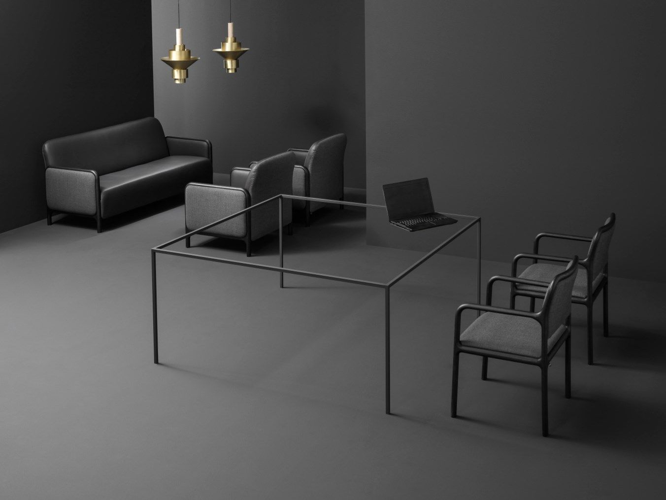 2-местный кожаный диван PIAVAL CAMEO-Contract ARCH-00072710 - Вид №3