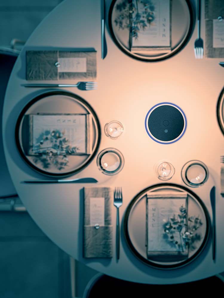 Светодиодная настольная лампа из поликарбоната Quadrifoglio Group Design Lighting ARCH-00082438 - Вид №6