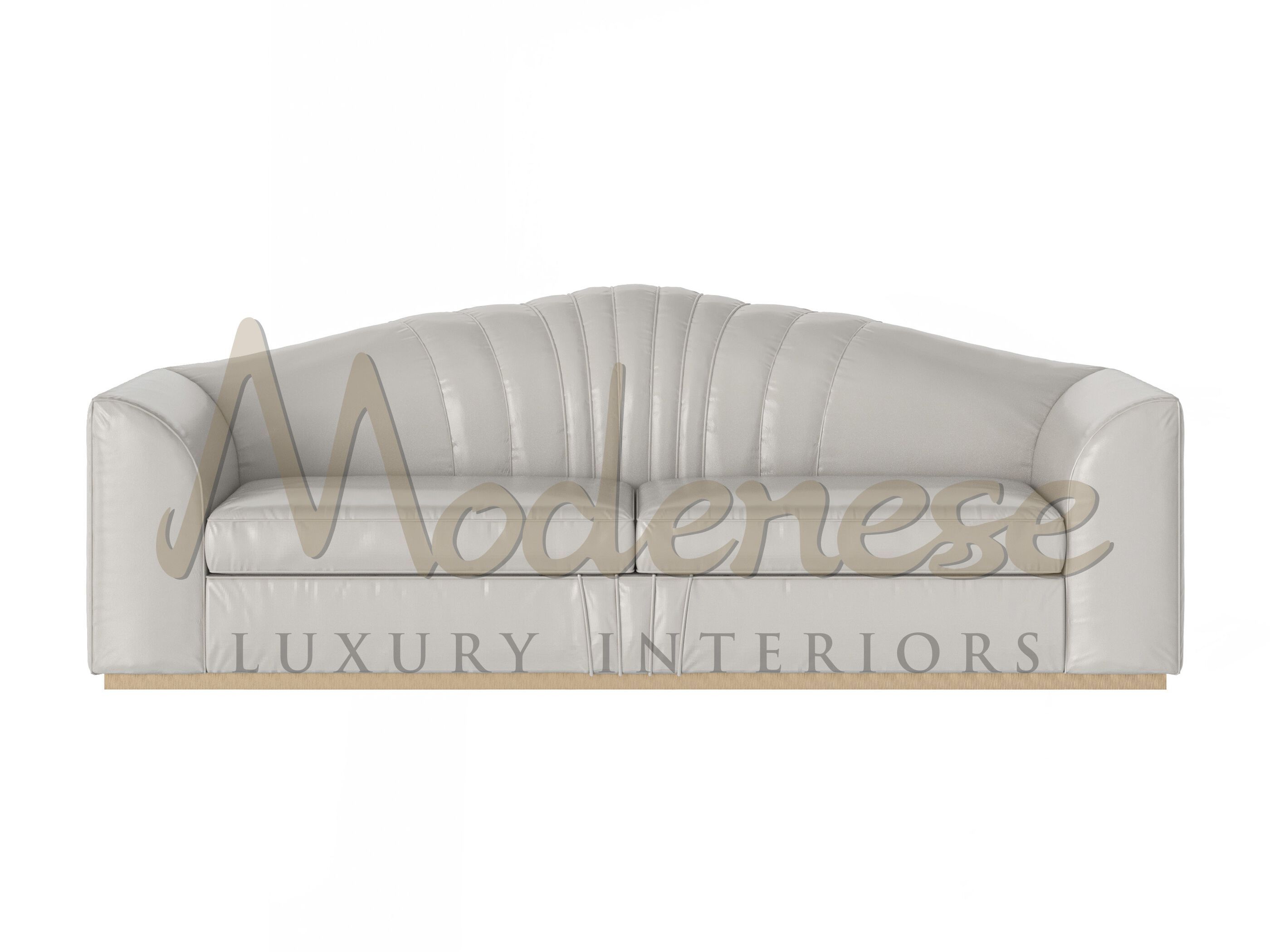 3-местный кожаный диван Modenese Luxury Interiors ECLIPSE MODERN ARCH-00022891