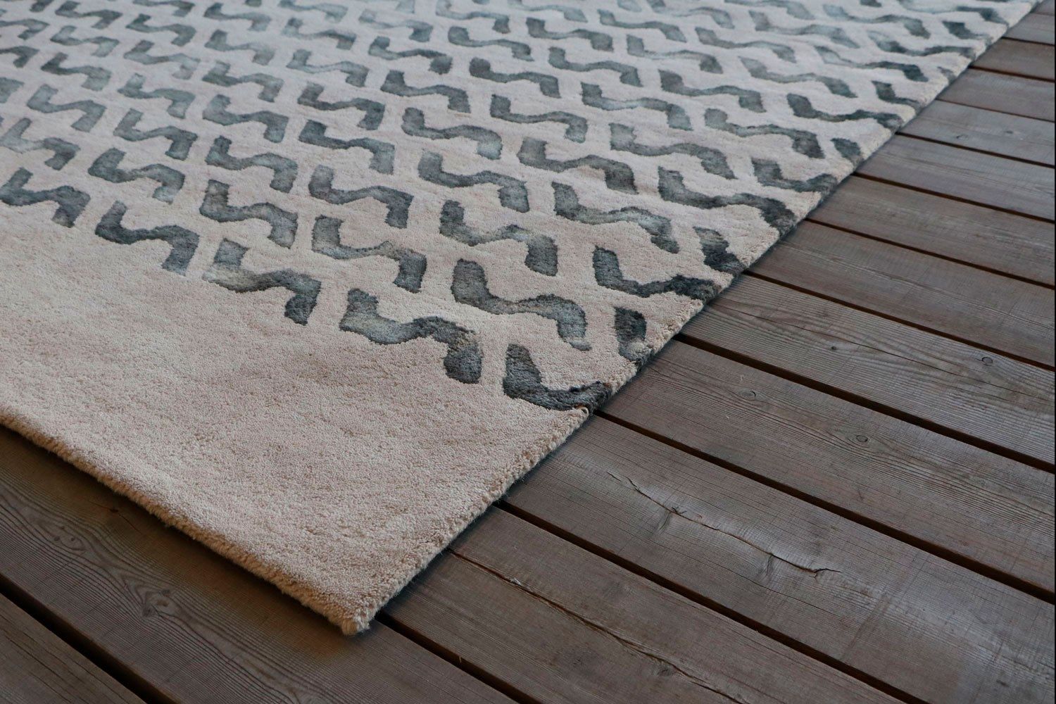 Ковер ручной работы из шерсти с геометрическим рисунком G.T.DESIGN Volare Special Collections ARCH-00134538 - Вид №3