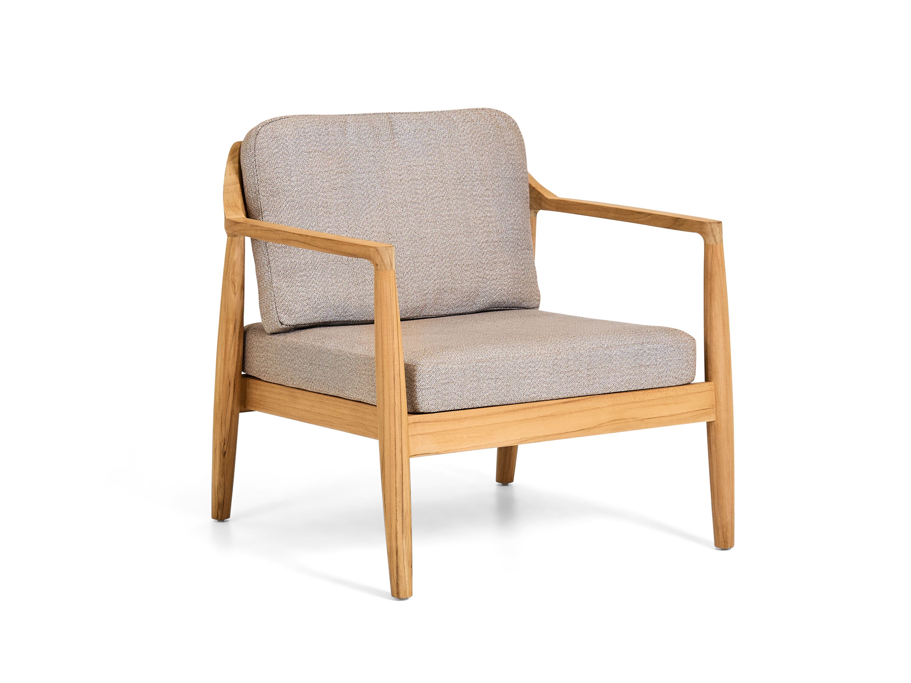 Садовое кресло из тикового дерева с подлокотниками Jati Kebon Tofino Teak ARCH-00067885 - Вид №1