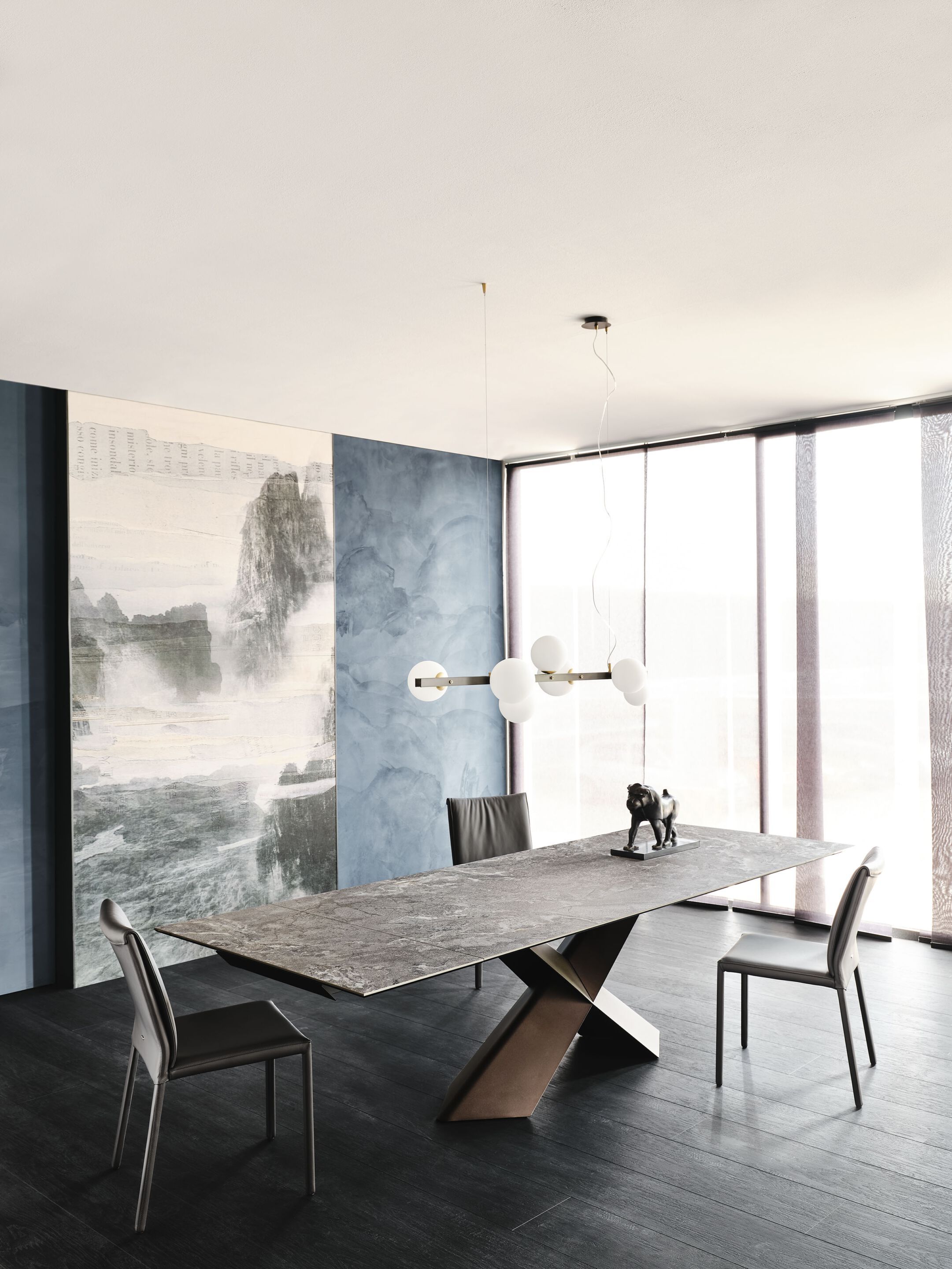 Керамический прямоугольный выдвижной стол Cattelan italia Tyron ARCH-00029446 - Вид №5