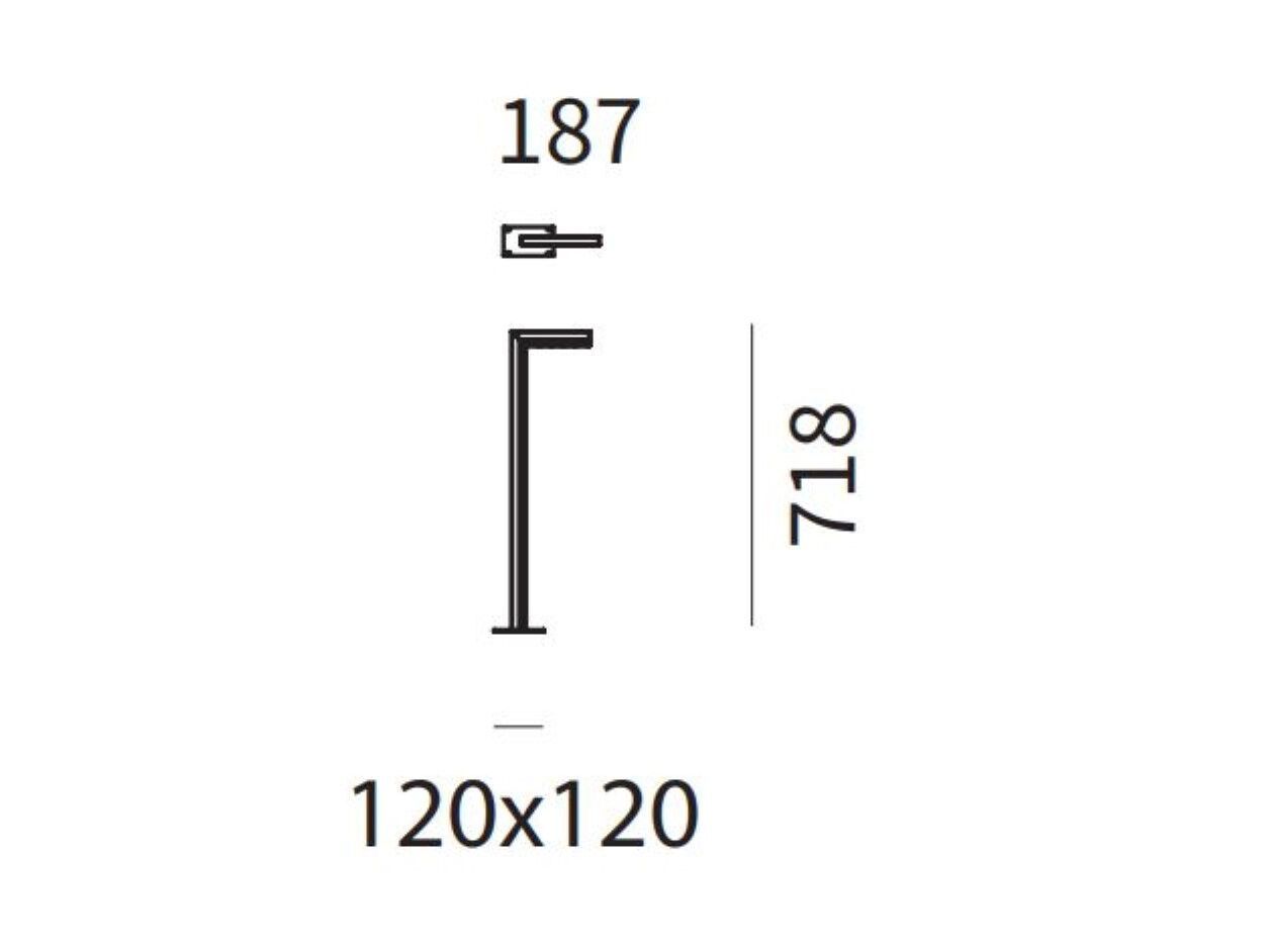 Алюминиевый светодиодный торшер Lucifero's File Flex ARCH-00137544 - Вид №5