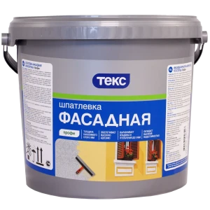Шпатлевка фасадная Текс Профи 8 кг 82120339 STLM-2015204