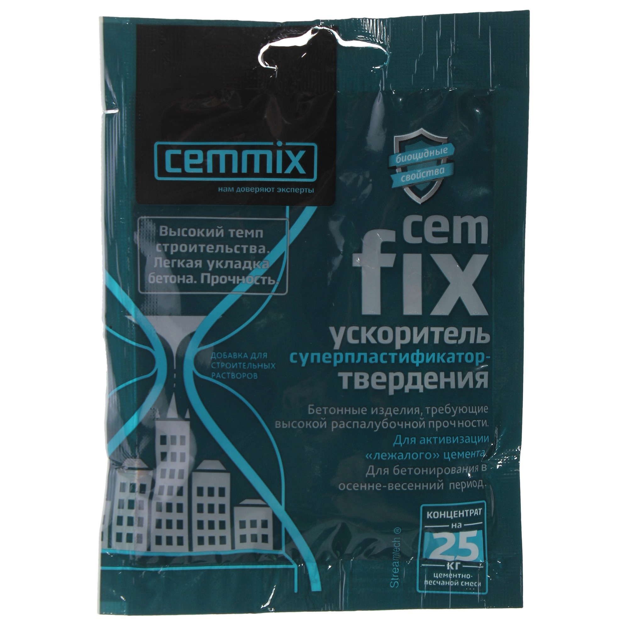 82014227 Ускоритель твердения CemFix концентрат саше 50 мл STLM-0017629 CEMMIX 