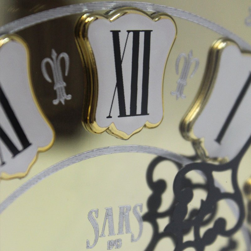 Часы настольные механические слоновая кость Ivory SARS ДИЗАЙНЕРСКИЕ 00-3967461 Бежевый  - Вид №1