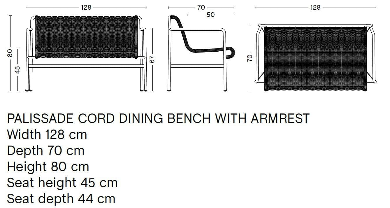 Садовая скамейка со спинкой In Stock Hay ARCH-00120808 - Вид №5