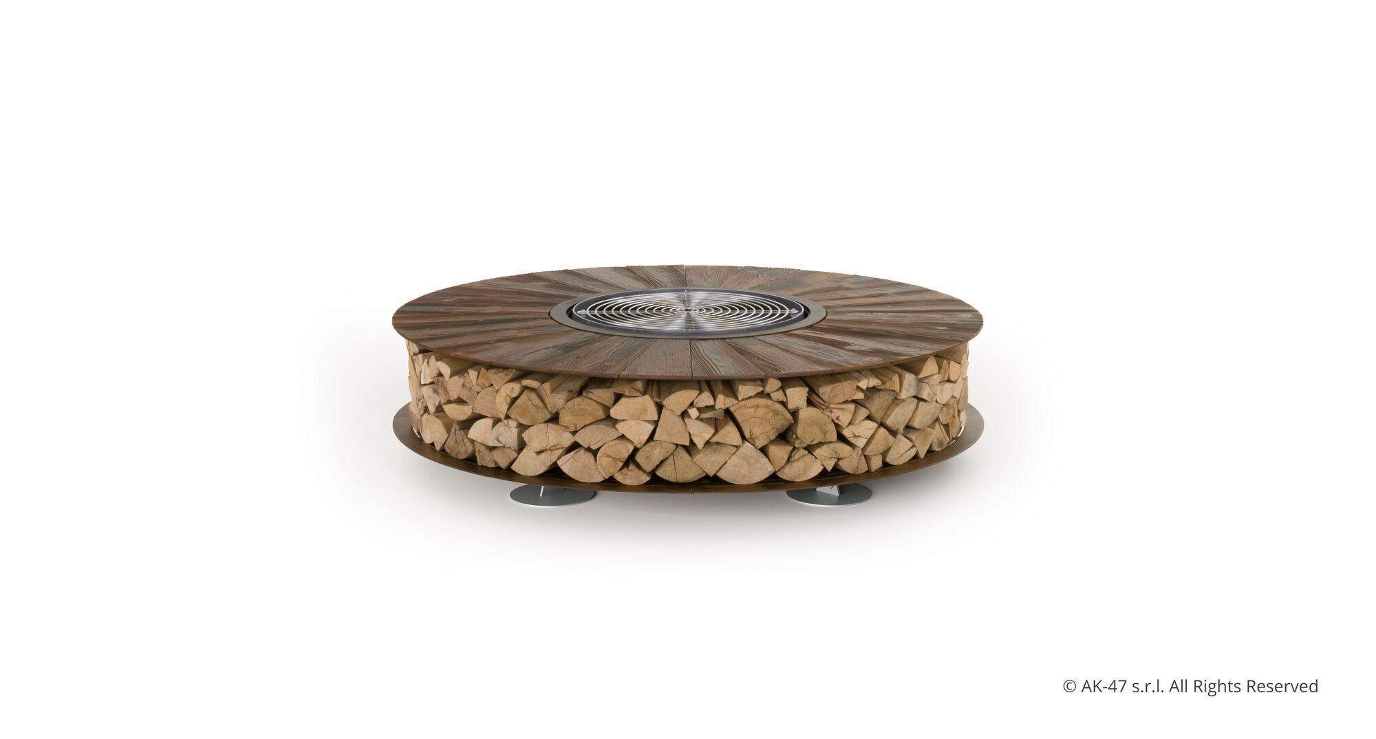 Стальная жаровня Ak47 Design ZERO TEXTURE ARCH-00118609 - Вид №9