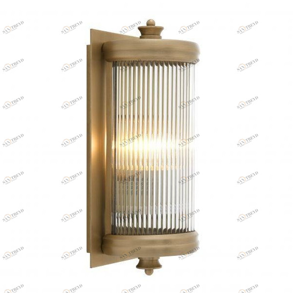 Светильник настенный золотистый Delight Collection Glorious 1 Brass KG0604W-1 brass DELIGHT COLLECTION  00-3882908 Золото 