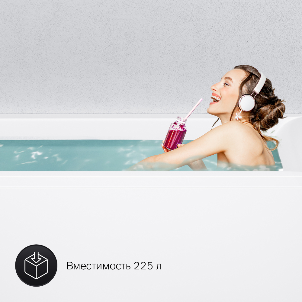 W72A-170-075W-A2 Ванна акриловая 170x75 AM.PM Spirit - Вид №8