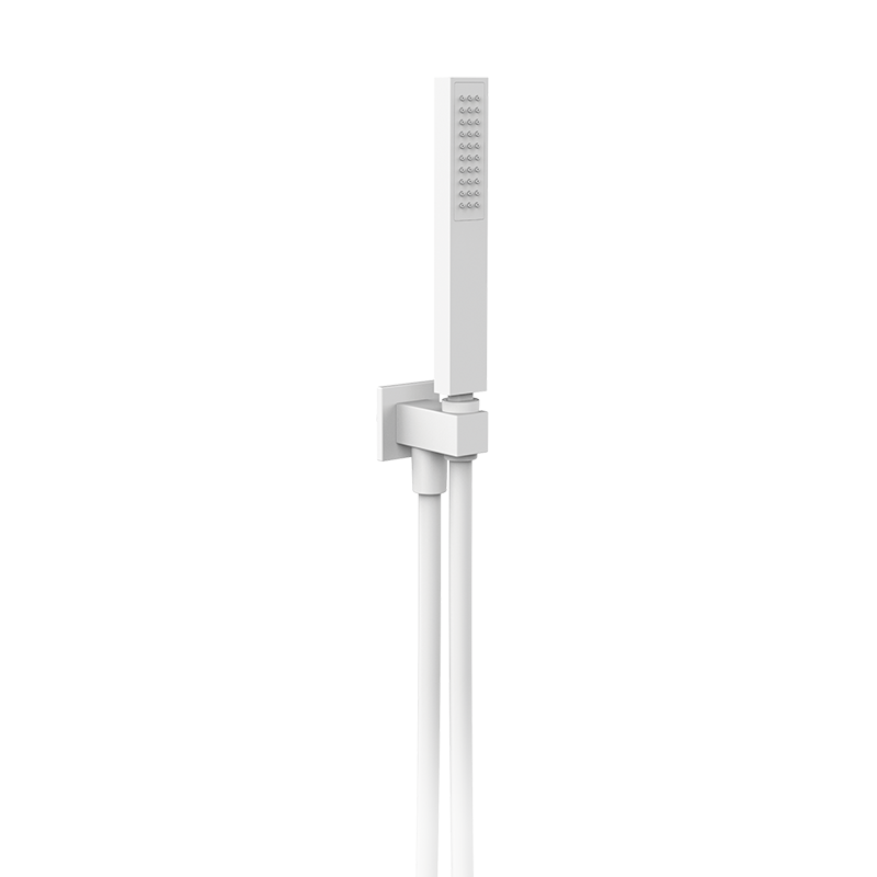 05040109 PREMIUM Квадратный комплект розетка + Пиксель ручной душ Белый GRB MIXERS 