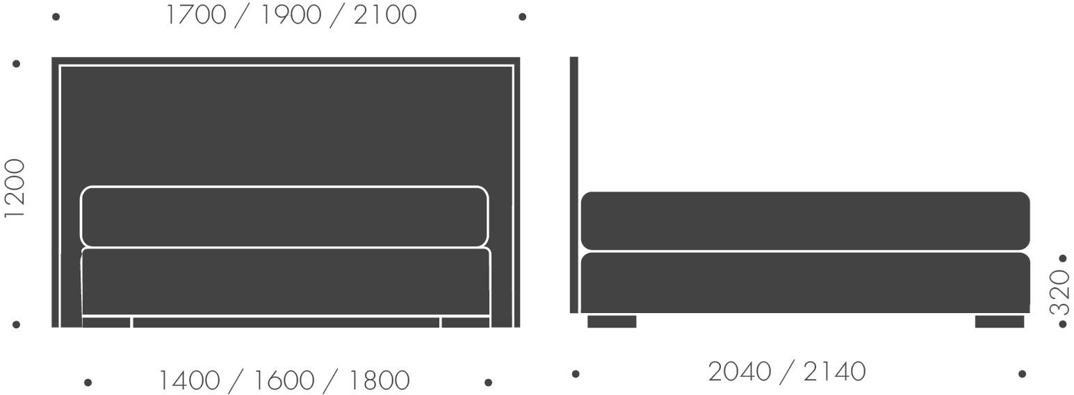 Heavens Кровать двуспальная из дерева и ткани sun-id-1370386 - Вид №8