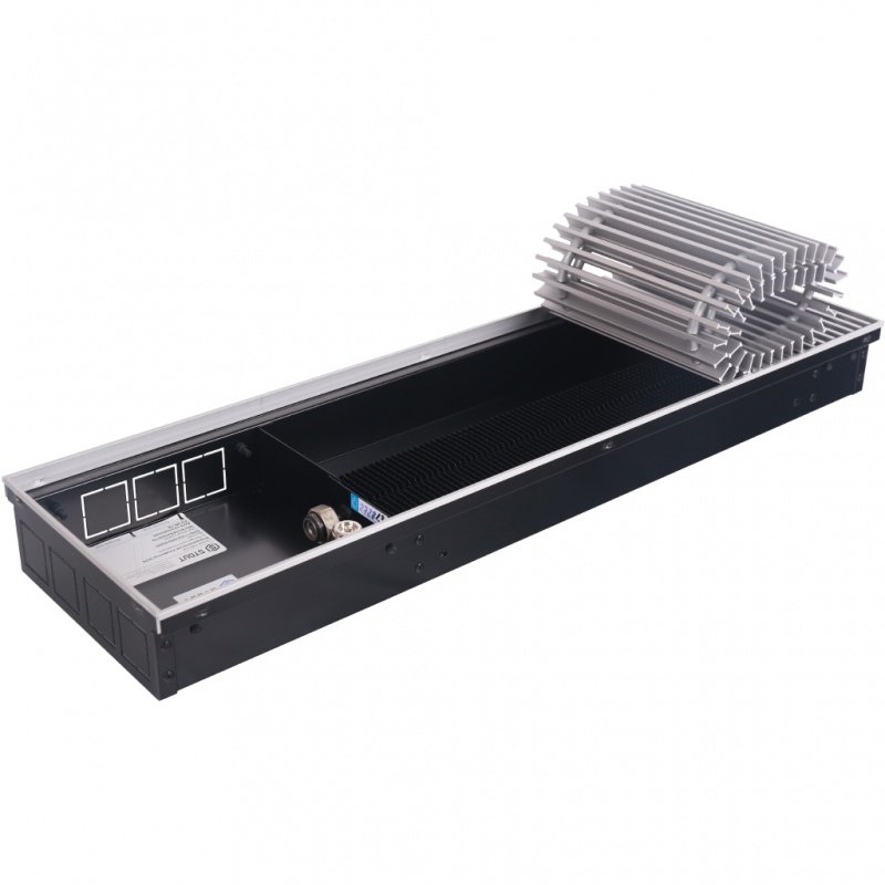 Конвектор внутрипольный STOUT SCN 110.240.2000 (Решётка роликовая, анодированный алюминий) SCN11001124200 - Вид №3