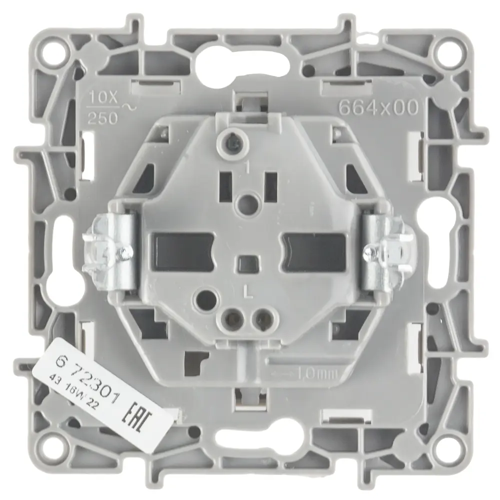 Выключатель Legrand Etika одноклавишный для скрытого монтажа в цвете слоновая кость 17356345 STLM-1114453 - Вид №4