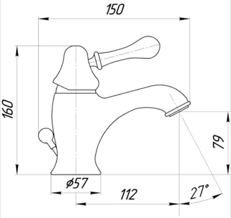 18917 Смеситель Migliore Maya - Вид №1