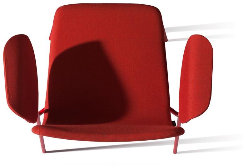 Capdell Стул из мягкой ткани штабелируемый с подлокотниками Mirò MIRO sun-id-1387620 - Вид №2