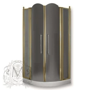 Душевой уголок MIGLIORE Diadema 90 х 90 х 185 см, стекло матовое