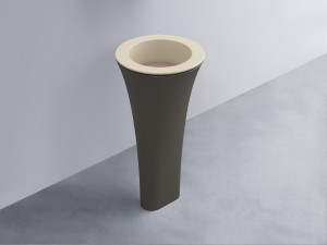 AMLA45-LN+AMPILT-CP+AMCOLT-FN Раковина Amedeo Tondo отдельностоящая cielo Enjoy + Amedeo