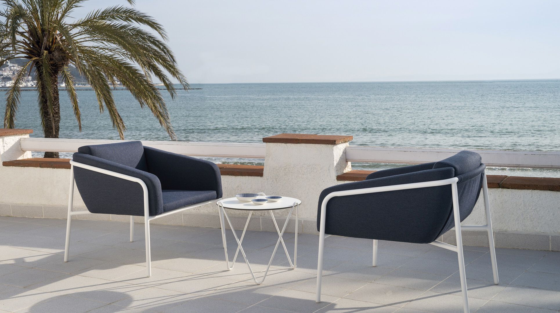 Тканевое садовое кресло с подлокотниками calma Nua ARCH-00098134 - Вид №1