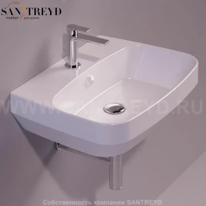 BB10BIANCO Подвесная раковина настенная прямоугольная Simas Baden Baden белая