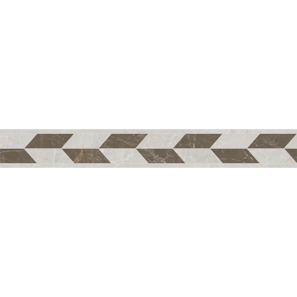 Бордюр настенный Kerama Marazzi Феррара-Фоджа VT/A590/7000 50x6.3 см матовый цвет белый коричневый 87653964 STLM-2072205