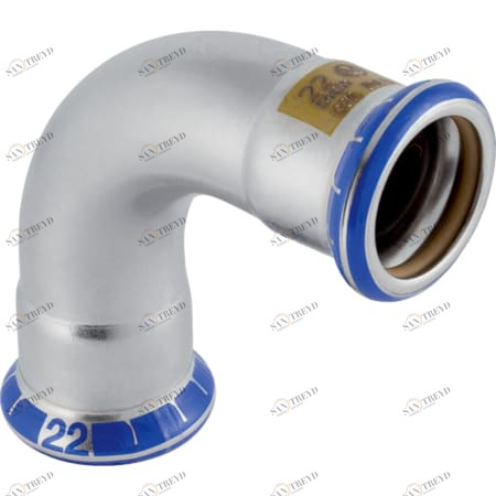 GEBERIT 34447 Отвод Geberit Mapress из нержавеющей стали (газ) 