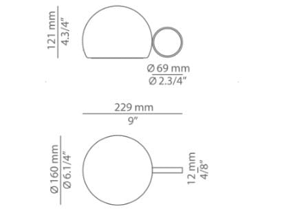 Светодиодная настольная лампа с батарейным питанием Estiluz Circ ARCH-00128913 - Вид №3