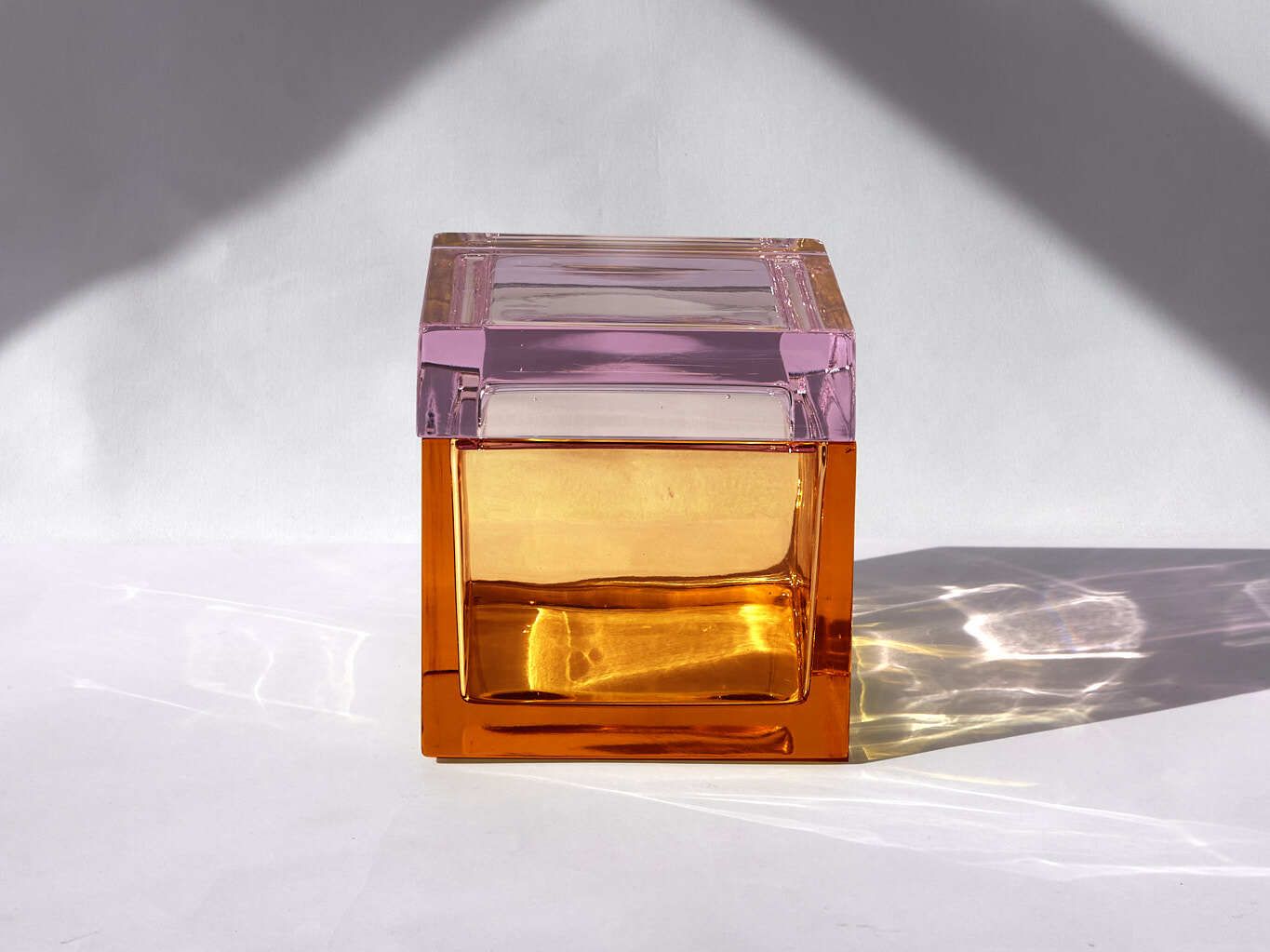 Двухцветный контейнер из дутого стекла Studio Bojola PALMI ARCH-00058347 - Вид №9