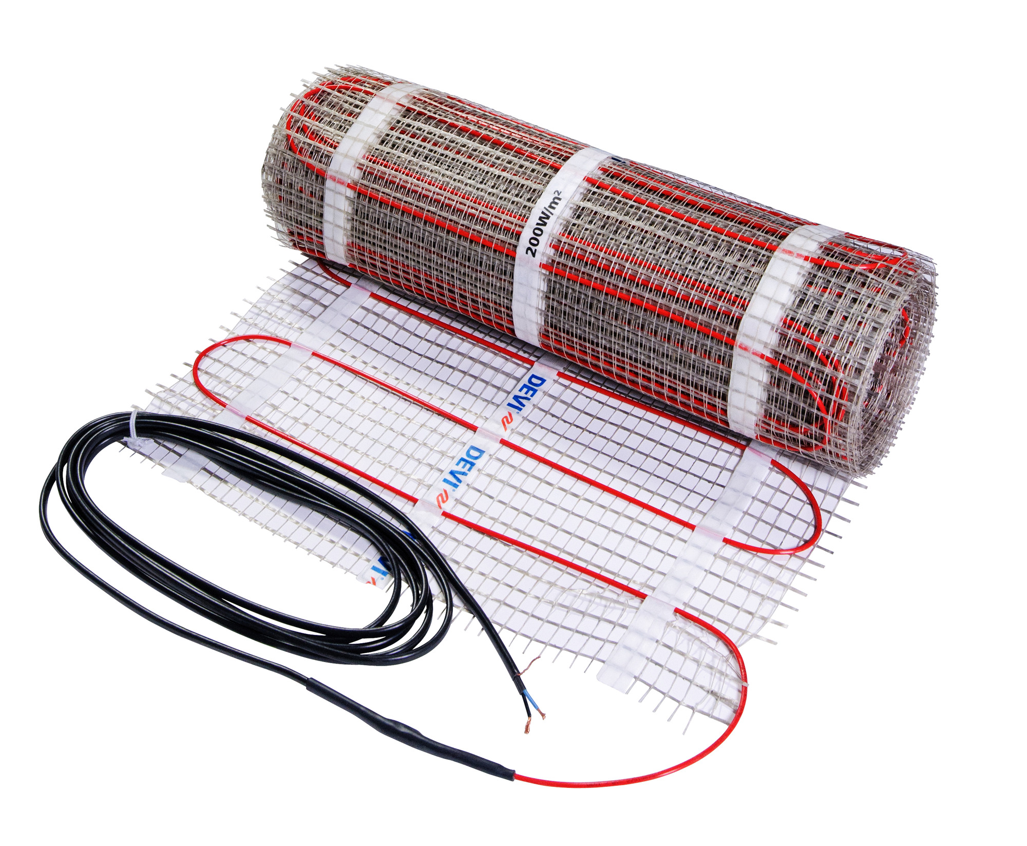 Danfoss DEVImat™ 200T — двухжильные нагревательные маты для теплого пола на лоджиях под плитку DEVImat 200T мат 695Вт 230В 0.5 х 6.9м 140F1736  - Вид №14