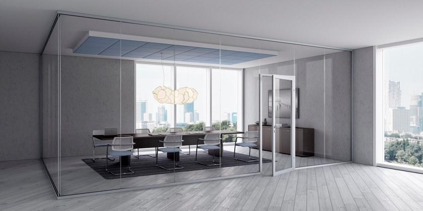 CUF Milano Стеклянная звуконепроницаемая сдвижная стена для офиса Aquarius sun-id-1496905 - Вид №3