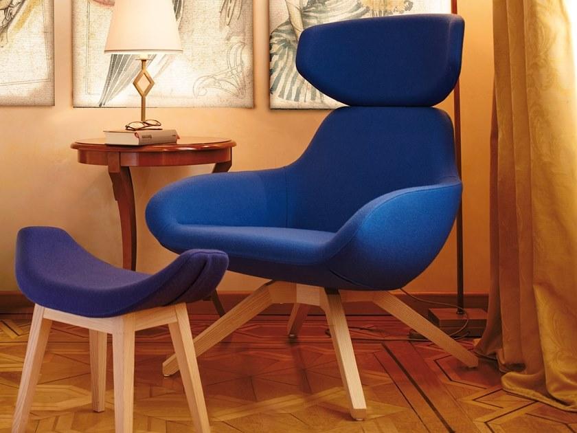 ALMA DESIGN Кресло из ткани с подголовником X 2big 2054 - Вид №4