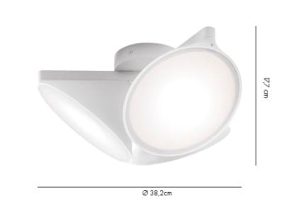 Алюминиевый светодиодный потолочный светильник AXOLIGHT Орхидея ARCH-00125736 - Вид №4