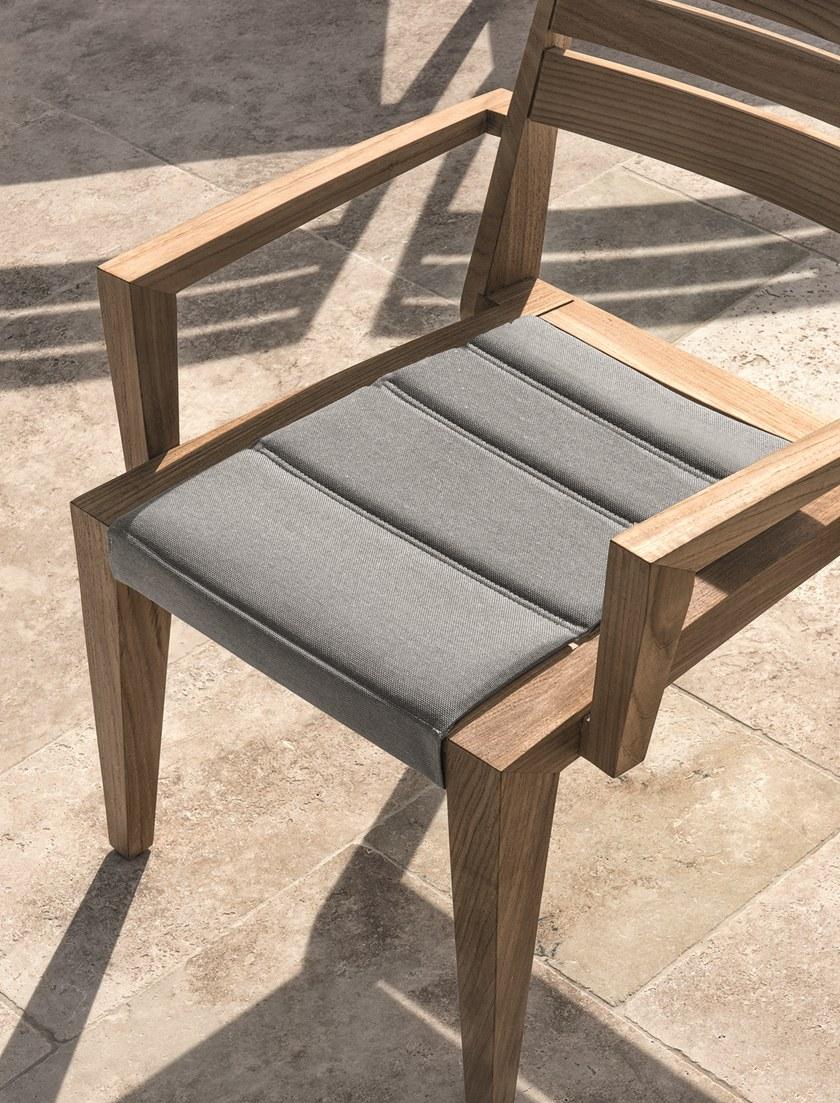 Ethimo Садовый стул из тика с подлокотниками Ribot Rbpdim010 - Вид №7