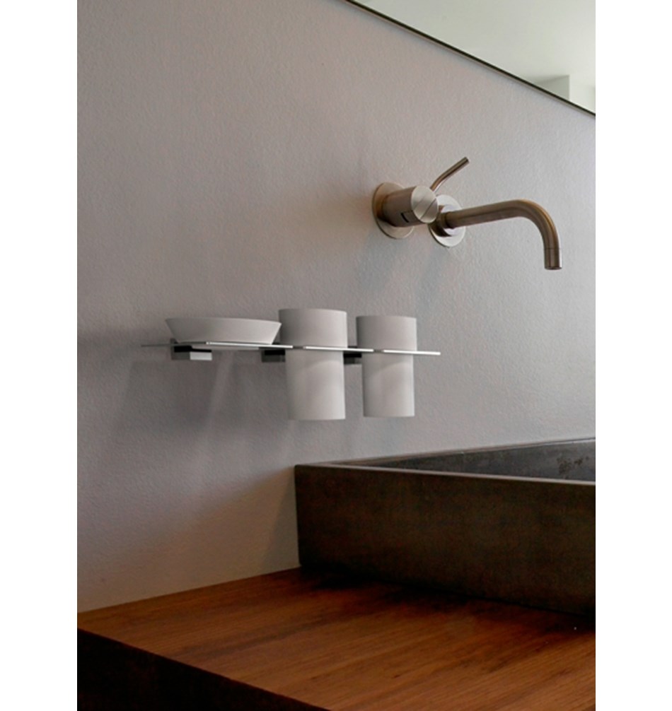 FROST Полка 5, 9см » полированная. цинк / латунь Полированный хром Q303309025  - Вид №3