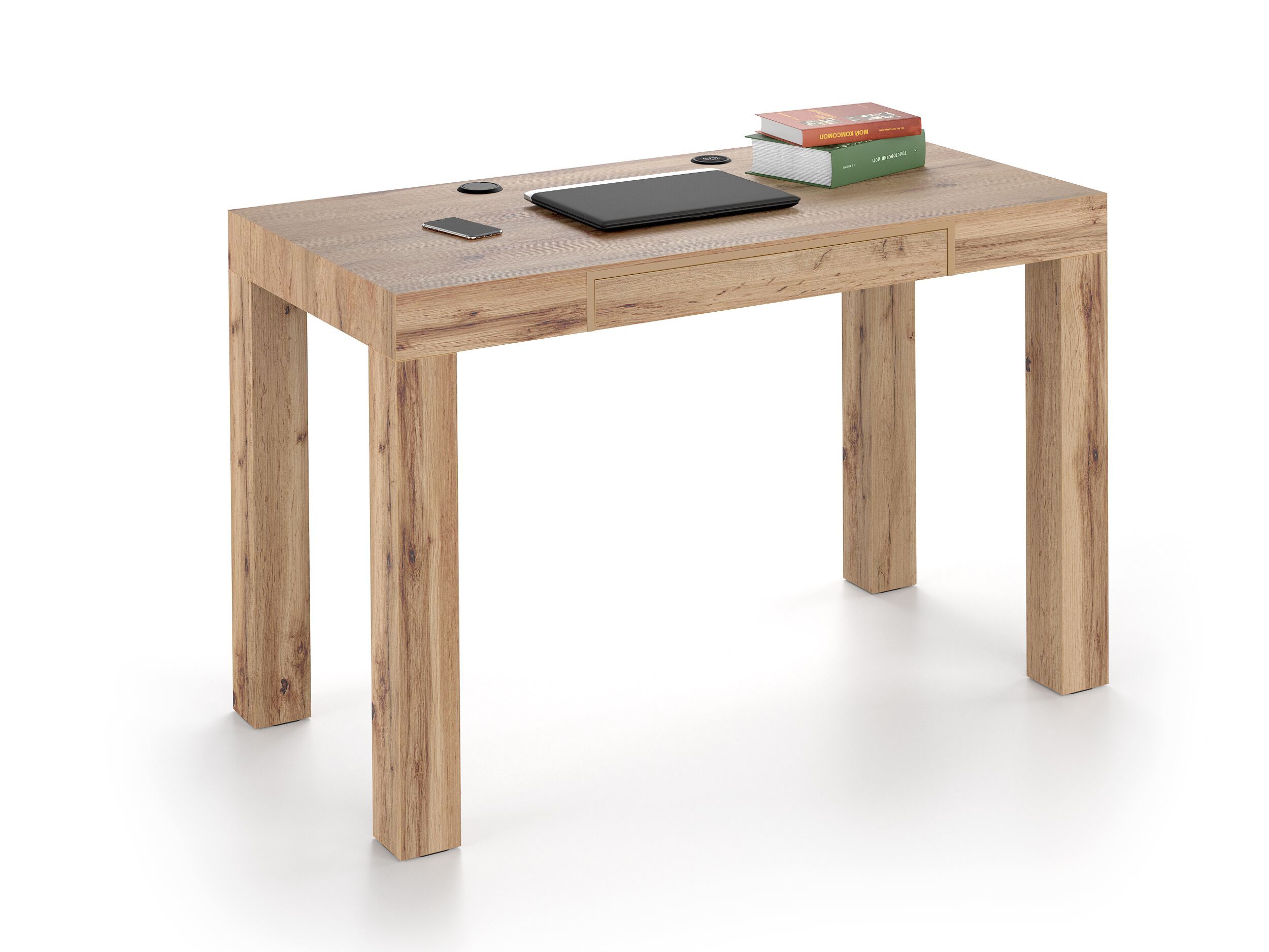 Прямоугольный меламинированный стол с выдвижным ящиком Mobili Fiver First ARCH-00071323