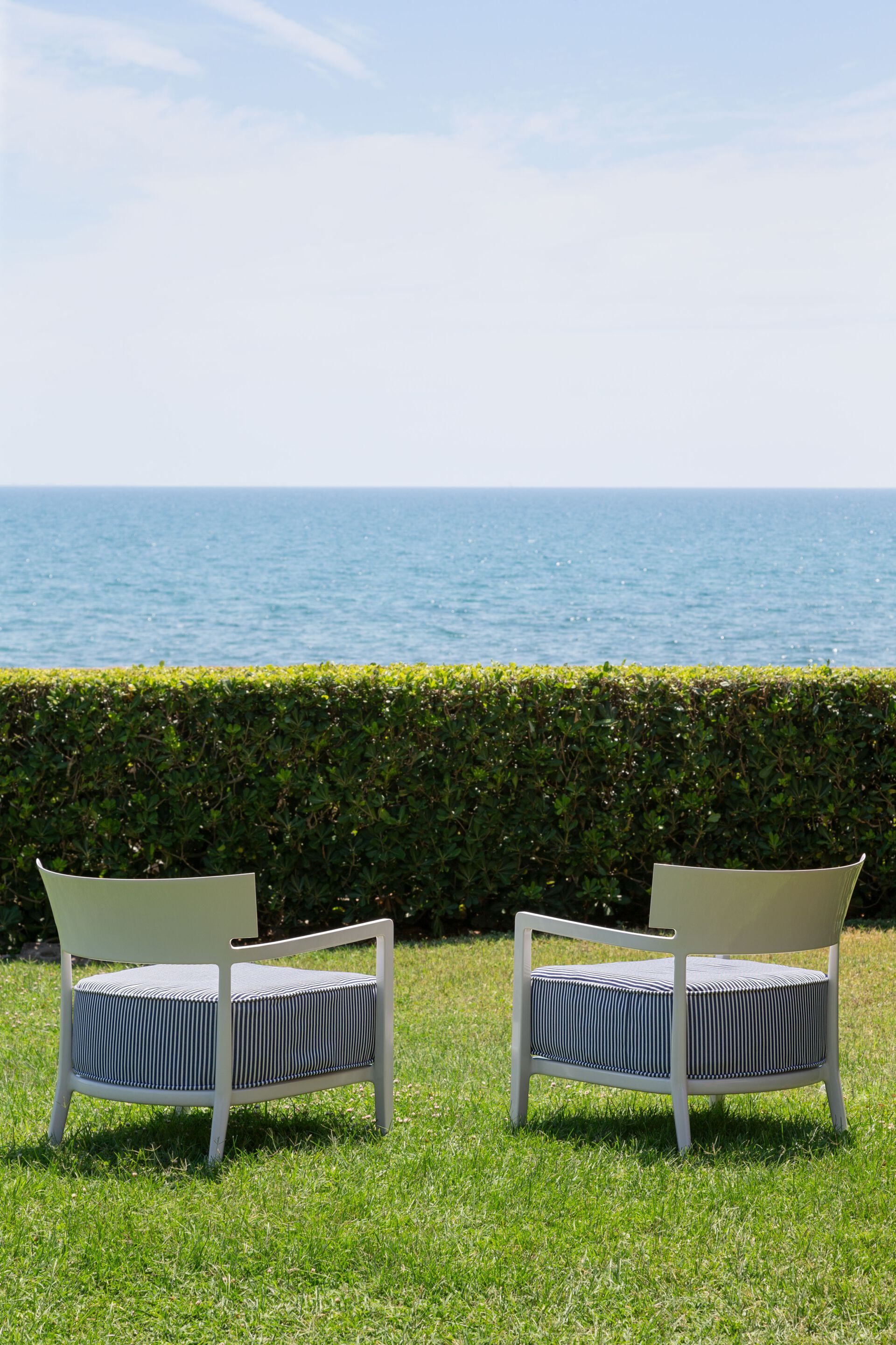 Съемное садовое кресло из поликарбоната и ткани с подлокотниками Kartell CARA ARCH-00047207 - Вид №3